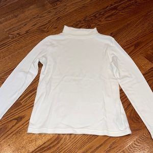 White Cotton Turtleneck